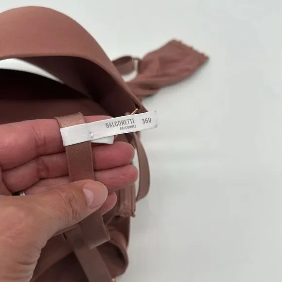 Aerie Bra Womens 36D Balconette Rose Pink Underwire - Picture 9 of 12